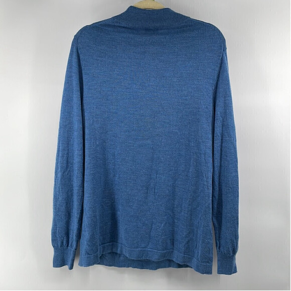 Jos. A Bank merino wool sweater Light weight Collection Modern Fit 1/4 Zip sz xl - Picture 9 of 10